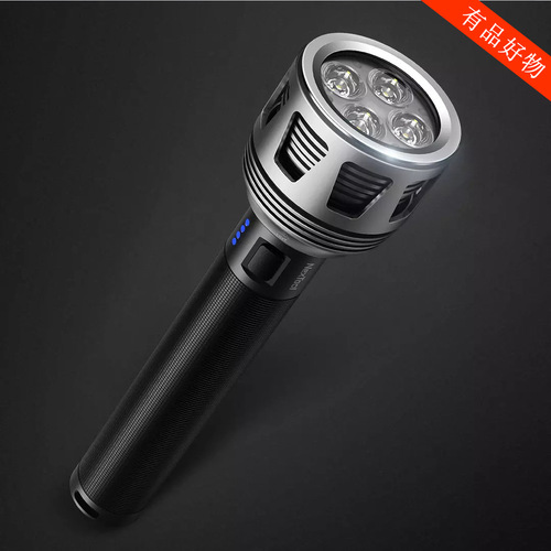 Nato Thunder search strong light flashlight outdoor camping long-beam light rechargeable strap waterproof super bright large flashlight