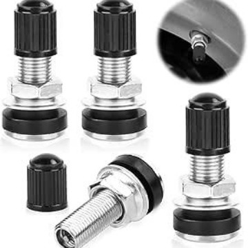 汽车气门轮胎气门带防尘帽的轮辋气门无金属管气门汽车摩托车轮胎