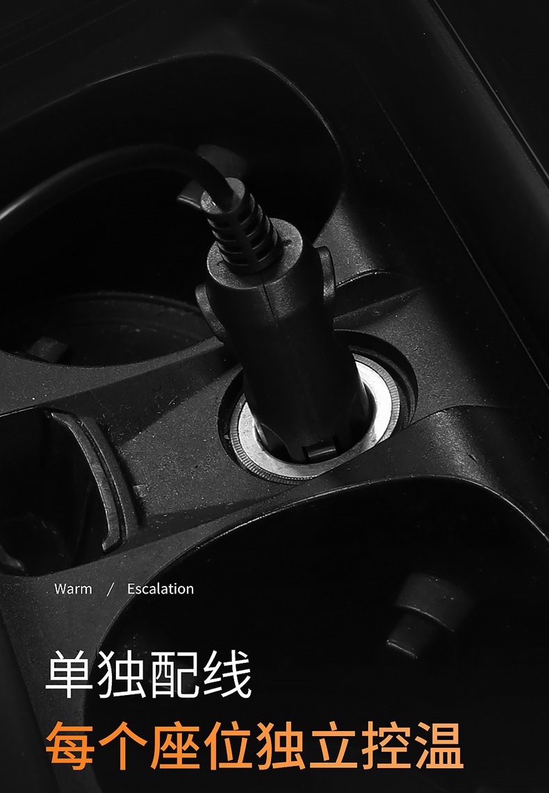 Car heated seat cushion, winter electric heating 12V seat pad, winter single-seat and dual-seat warming pad for driver and passenger
