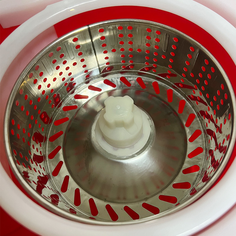 Fregona giratoria de Doble accionamiento de cinco generaciones fregona libre de manos fregona de piso de madera húmeda y seca fregona de limpieza de sala de estar