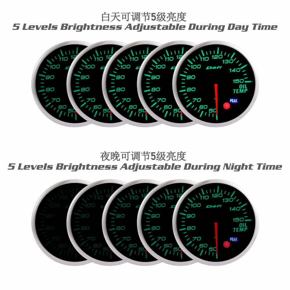 Factory wholesale new DEFI BF car modified instrument racing water temperature speed turbine pressure air-fuel ratio meter