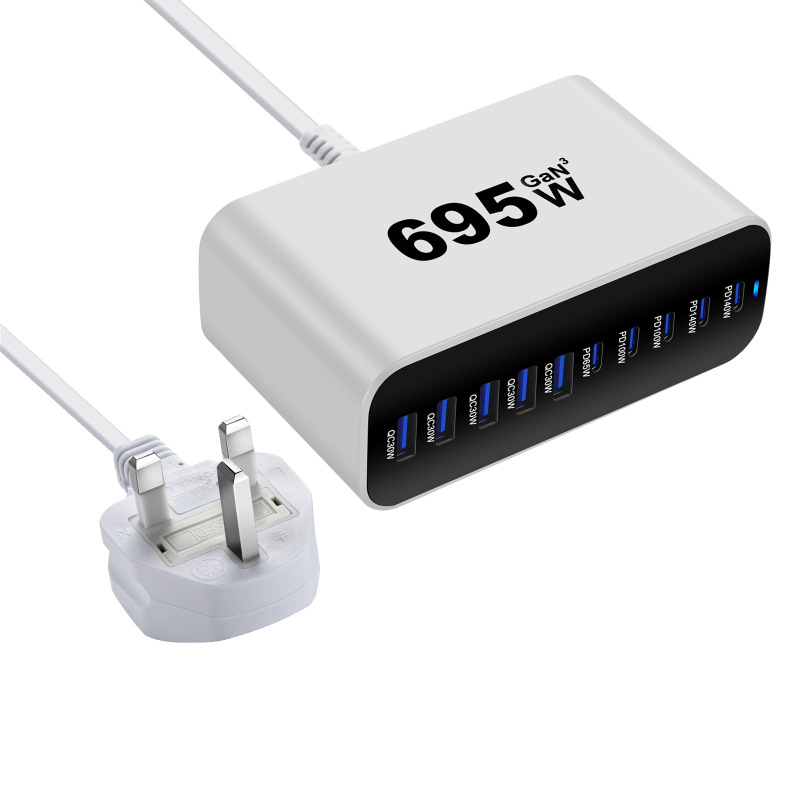 新款800W氮化镓桌面充 跨境专供800W多口PD充电器 800W澳规适配器|undefined