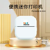 Портативный умный принтер P1, карманный фото Bluetooth, граффити/таймнер, аккумулятор 800 мА·ч