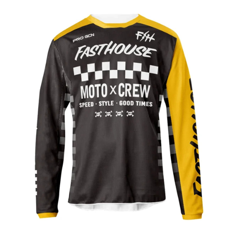 Fasthouse Men's Off-Road Motorcycle Downhill Suit Breathable Long Sleeve Mountain Bike Road Bike Riding Suit