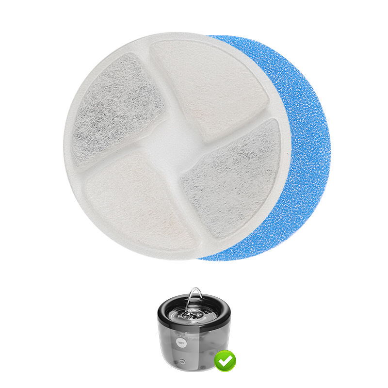 Filtro para mascotas, filtro para gatos, filtro de cabello, filtro de algodón, carbón activado, adaptación múltiple