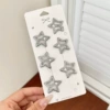 3# Shining Silver Five-pointed Star 6-piece set @