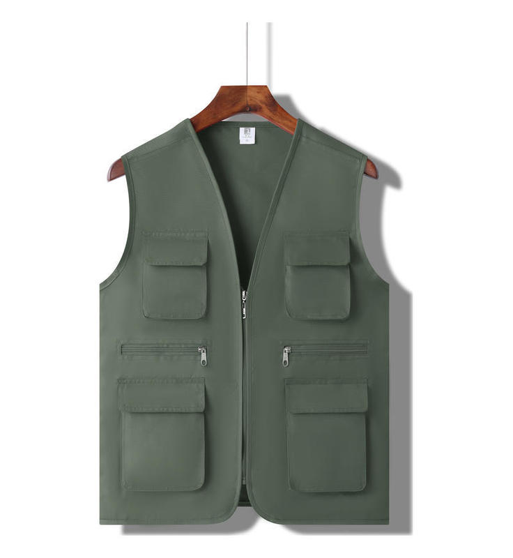 立体ポケット多ポケット広告党員馬甲はロゴ作業服釣り服監督ベストボランティアを制定した|undefined