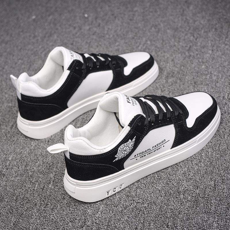 Men's Shoes Spring 2025 New Style Breathable Trendy Versatile Non-Slip Wear-Resistant Sneakers Low-Top Lightweight Sneakers for Men