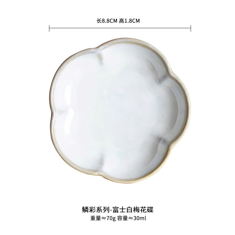 Transfronterizo horno de estilo japonés cambio hogar sabor plato creativo vajilla de cerámica plato pequeño plato de inmersión plato de sushi