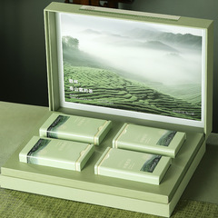 茶葉禮盒空盒半斤裝日照綠茶禮盒鐵觀音明前龍井茶葉包裝盒定製