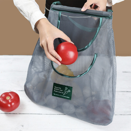 Potato Head Vegetable Storage Bag Onion Garlic Ginger Storage Mesh Bag Perforated Mesh Kitchen Vegetable Fruit Storage Bag
