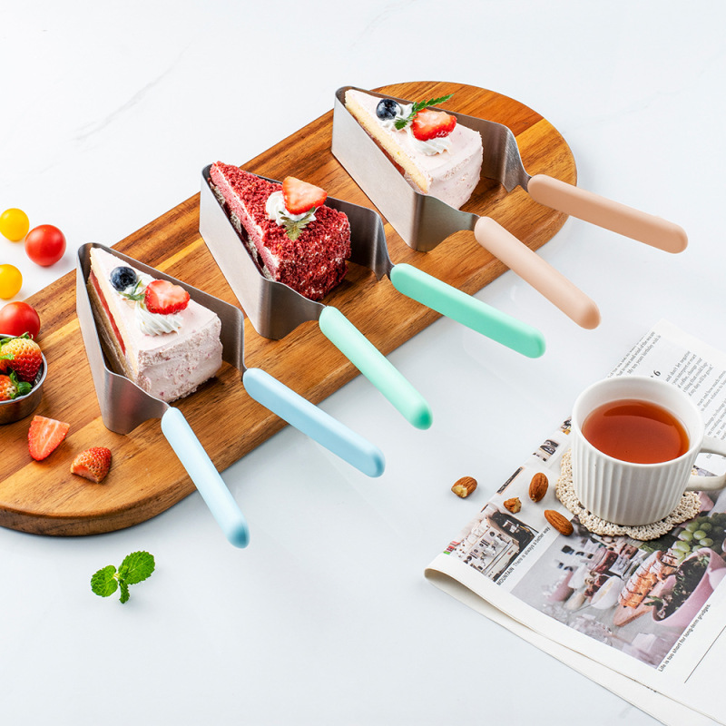 Baking Gadget Stainless Steel Cake Split Triangle Cake Transfer Clip Cake transfer clip