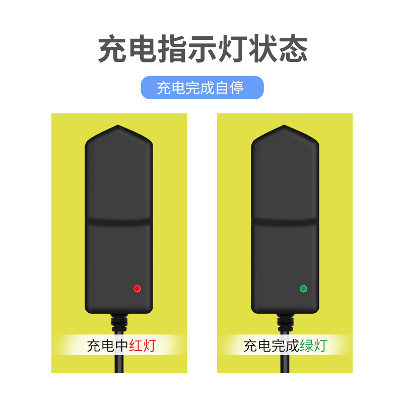 4.2V8.4V12.6V16.8V21V25.2V1A2A500MA锂电池充电器充满转灯变色|undefined