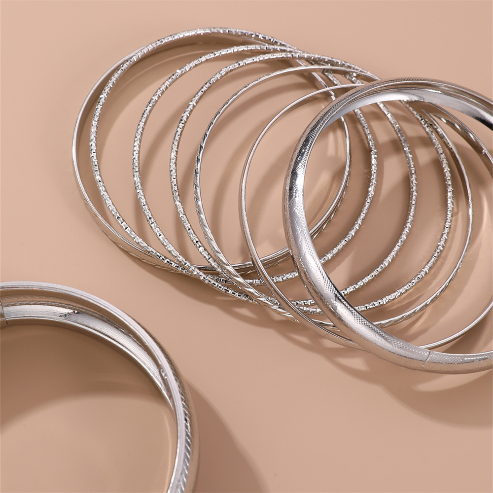 Bohemský set náramkov pre ženy geometrické šperky štýlové_voghion.com