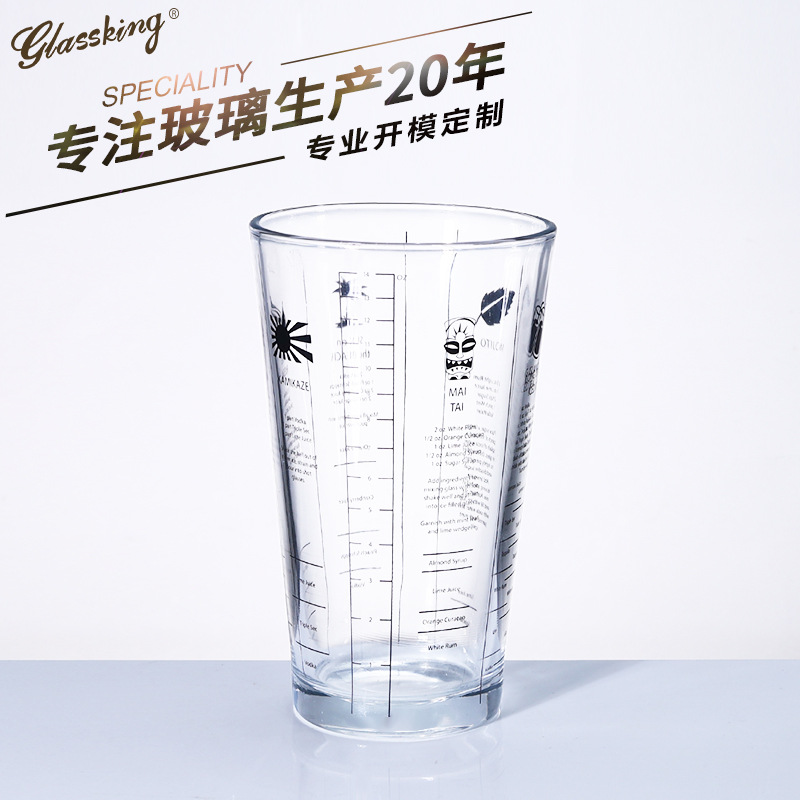 La fábrica se especializa en la producción de taza de cerveza de vidrio taza de cerveza de gran capacidad taza de cerveza de alto aspecto taza de agua de vidrio transparente