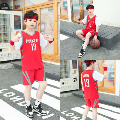 children Quick drying Boy Summer wear vest suit 2022 summer new pattern Basketball clothes Large Tong Yang handsome