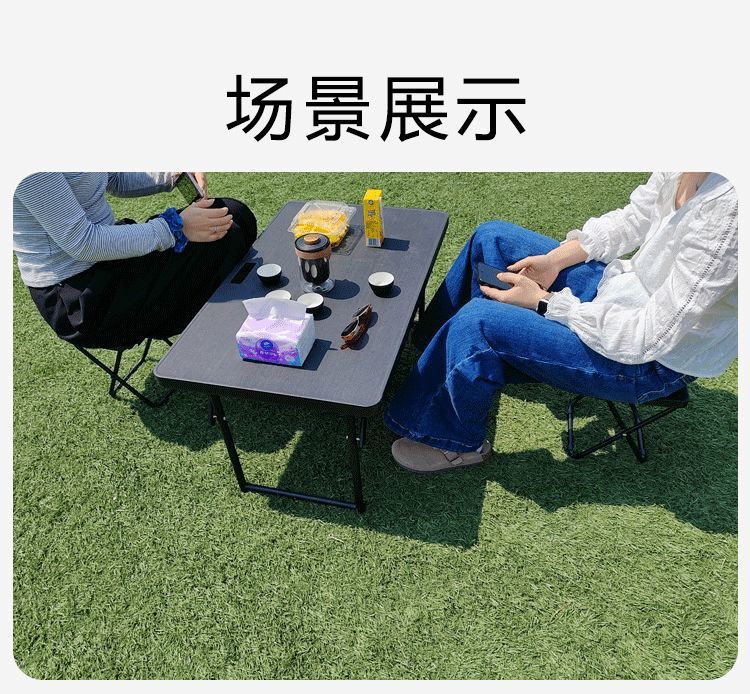 Suitable for the Updated Version of Tesla Model Y, the Trunk Table Board Is a Portable Folding Camping and Picnic Table Accessory for the Car
