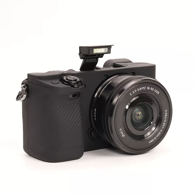 Силиконовый чехол для камеры Sony A6000 A6300 A6500 — мягкая защитная накладка, лёгкий