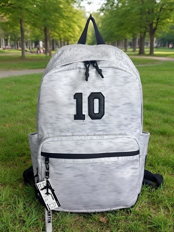 Mochila Escolar de Gran Capacidad de Poliéster Impermeable, Transpirable para Escuela Secundaria