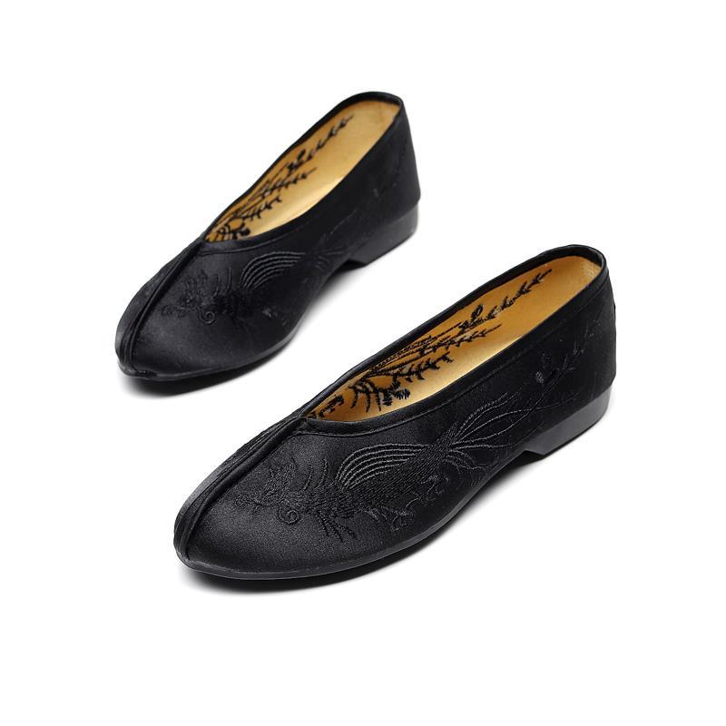 女圆头女式休闲单鞋套筒懒人鞋平跟单鞋女鞋厂家一件代发|ms