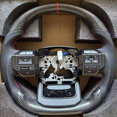 Toyota Camry, Highlander, Fj, Prado, Land Cruiser, and Other Old-To-New Lc250 Carbon Fiber Steering Wheel Assembly Models (Steering wheel) - lc250-carbon-fiber-steering-wheel
