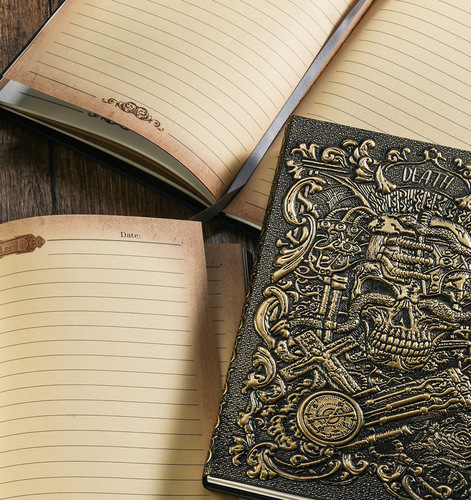 Direct supply from manufacturer European style retro Tarot Death Note hardcover embossed diary notebook