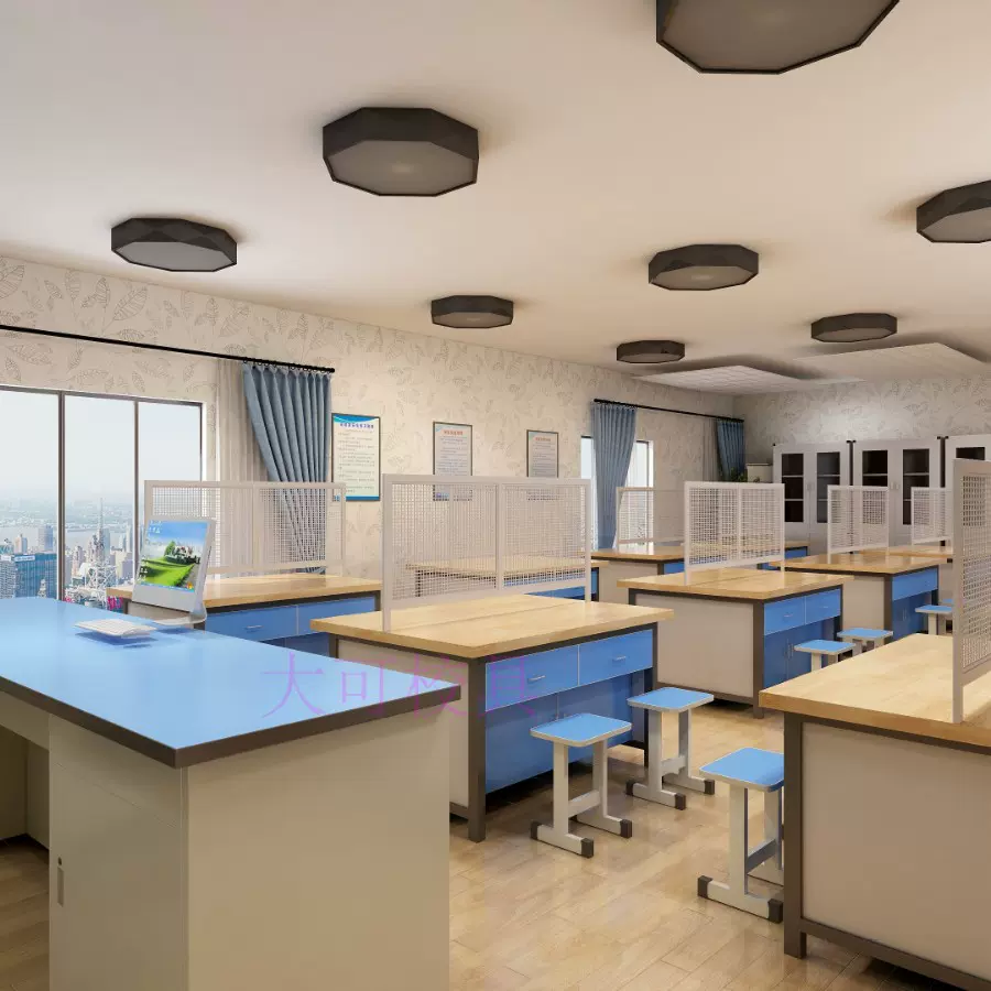 高中通用技术小学劳技综合实践教室学生操作台金木工8人6人课桌椅