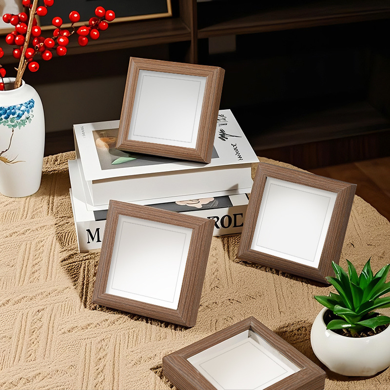 Wooden Small Photo Frame Table DIY Simple Living Room Bedroom Decoration Wall Hanging Photo Frame Stereo Hollow Picture Frame Ornaments Wooden Small Photo Frame Table DIY Simple Living Room Bedroom Decoration Wall Hanging Photo Frame Stereo Hollow Picture Frame Ornaments