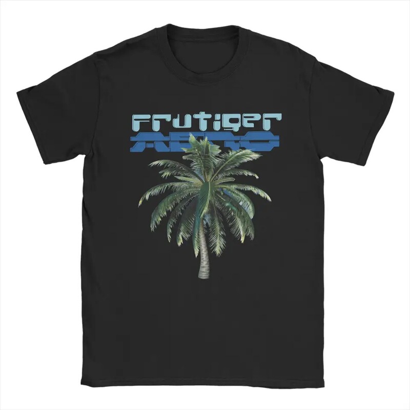 Pure Cotton Short-Sleeved T-Shirt for Men Casual Frutiger Aero Palm Tree Yk Aesthetic Trend T-Shirt Pure Cotton Short-Sleeved T-Shirt for Men Casual Frutiger Aero Palm Tree Yk Aesthetic Trend T-Shirt