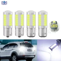 Автомобильный светодиодный фонарь 1156 1157 5730 5630 стоп-сигнал 33SMD указатель поворота фонарь заднего хода