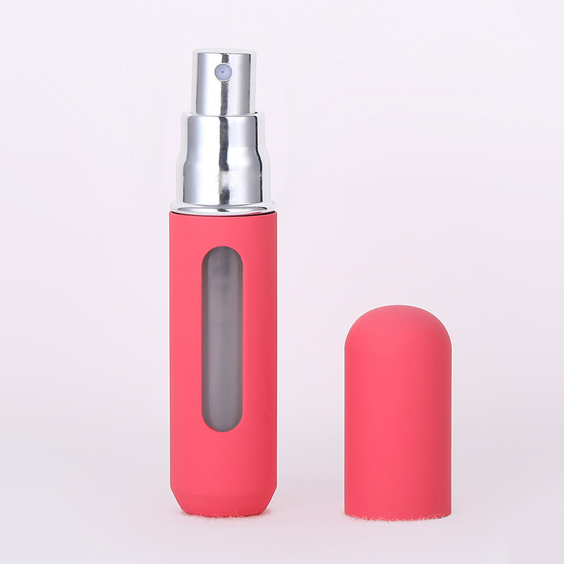 Botella de subenvasada con perfume en la parte inferior de 5ml, botella cosmética en aerosol reciclable, botella de pintura elástica de perfume de muestra portátil