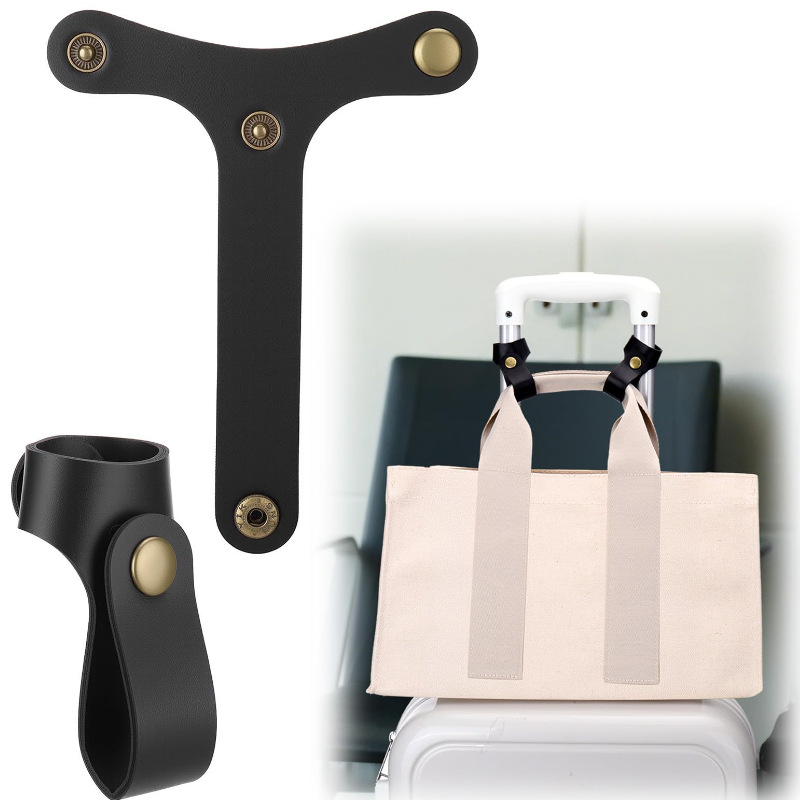 Bolso de cuero PU anti-pérdida de stock hebilla de equipaje fija cinturón de viaje bolso de mano caja trolley fija correas