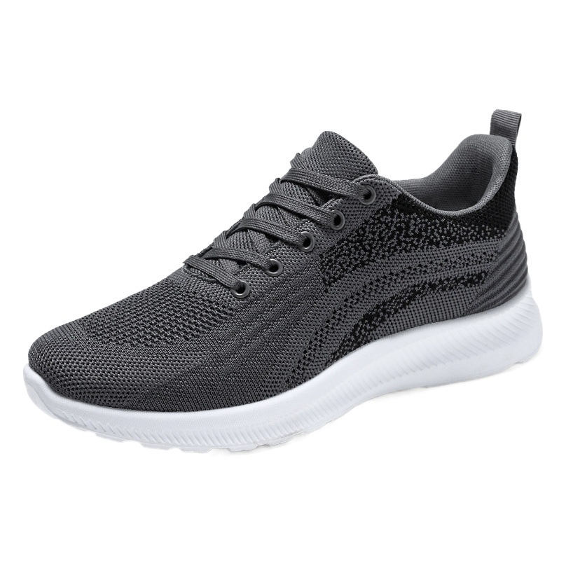 Zapatos de Hombre, Primavera 2026, Nuevos Zapatos Casuales de Hombre, Tejido Transpirable, Estilo Coreano, con Cordones, Fabricante de Zapatillas Deportivas al por Mayor