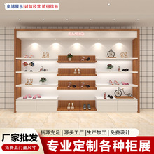 鞋店鞋架子包包展示架服装店落地带灯鞋柜商场店铺定 做男女鞋架
