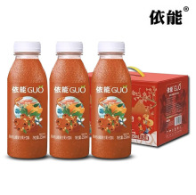 依能陈皮山楂汁饮料350ml*15瓶整箱批芒果百香果小青柠双柚汁