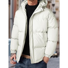 Q 28364 Men's Hooded Cotton Jacket ��ñ�޷� ŷ���羳����ѷ��