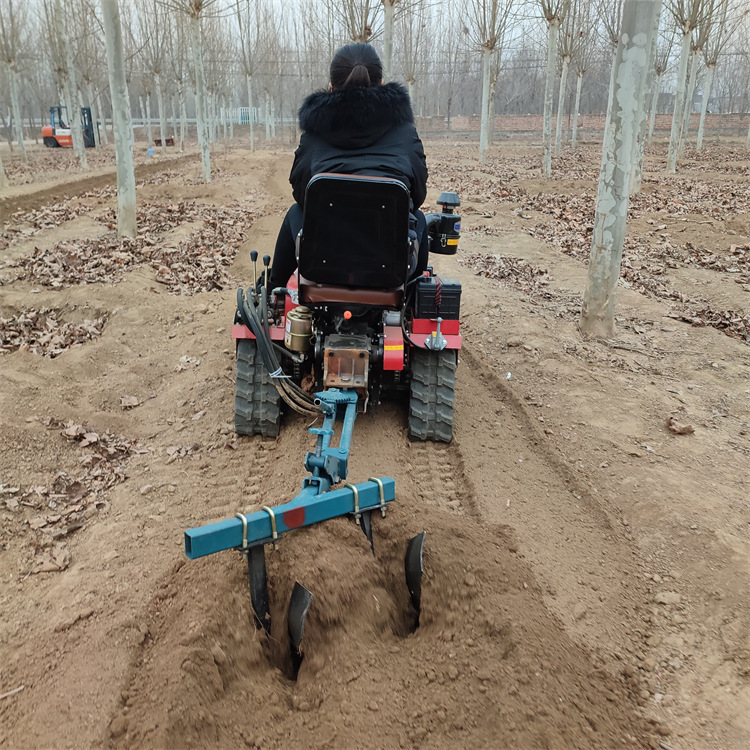 多功能履带式微耕机 小型履带旋耕机 大棚开沟旋耕起垄覆膜机