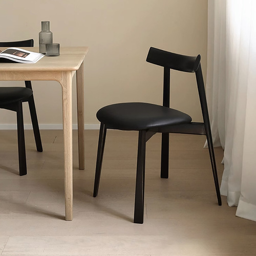 Medieval-style solid wood chair dining chair Italian designer oar chair leisure chair cafe home use back chair