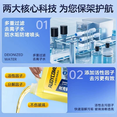 Glass agent, Water for Automobiles to Remove Oil