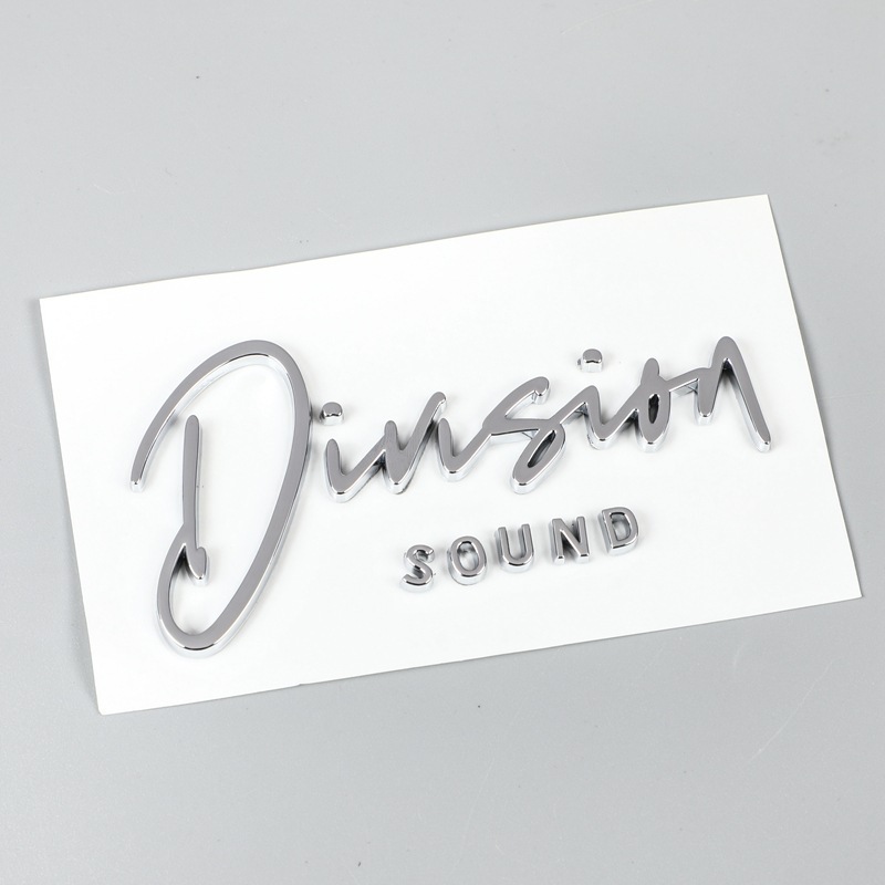 立体车标字母电镀标牌车尾标ABS镀铬标牌电镀车牌金属铭牌定做