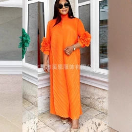 大码连衣裙;连衣裙;时尚休闲套装