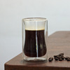 Factory Direct Selling glass cup double -layer coffee cup double -layer insulation tea cup glass cup glass coffee cup