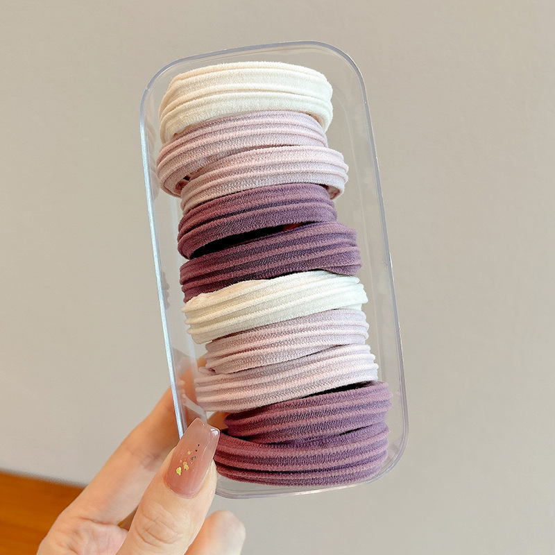 Coleteros de Alta Elasticidad, Estilo 2025, Bandas Elásticas para Mujer para Atar el Cabello, Coleteros Duraderos que No Tiraman del Cabello, Accesorios para el Cabello con Diadema.