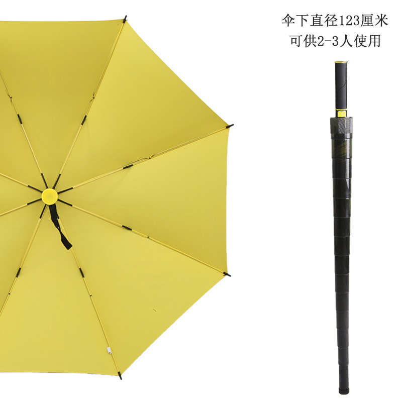 防水套长柄雨伞男士加大号加固结实抗风双人直柄伞车载晴雨伞批发|undefined