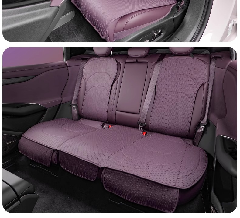 Suitable for Xiaomi Su7 Seat Cushion, Universal for All Seasons, Ventilated and Breathable Car Rear Seat Cover, Interior Breathable