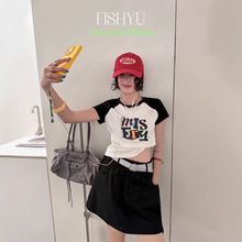 ʮ����FISHYU�ļ��¿���ʽ������ĸӡ��ײɫ��������Ůt��26093