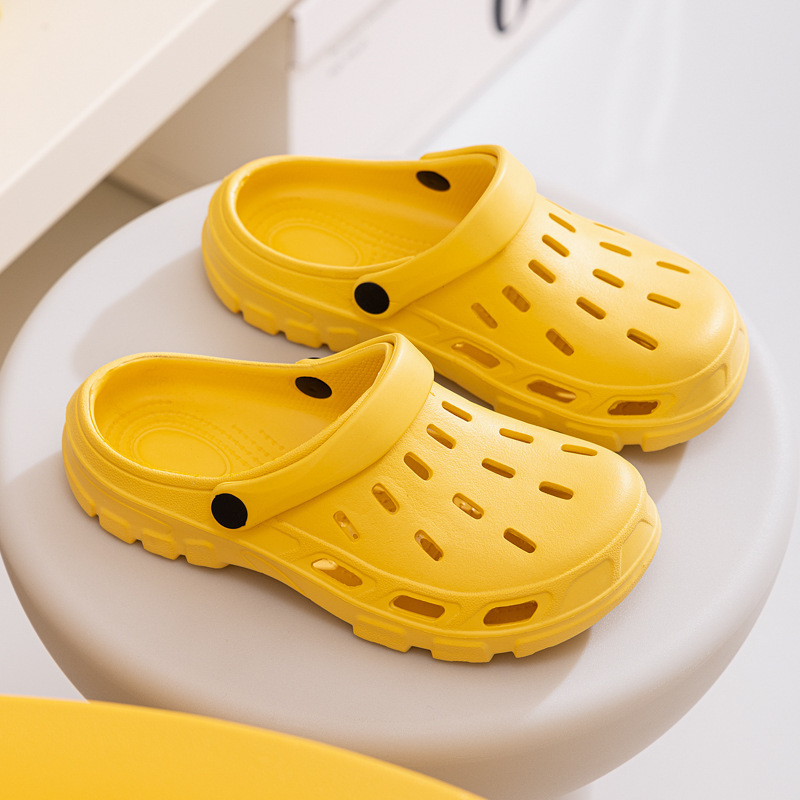 EVAのかわいい子供用洞洞シューズ、夏の水遊びに最適、滑り止め、防水、通気性のある子供用スリッパ|undefined