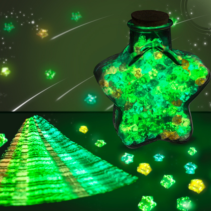 Estrella luminosa papel plegable gradiente de dibujos animados hermosa estrella de la suerte estrella de cinco puntas nota hecha a mano plegable pequeña estrella especial