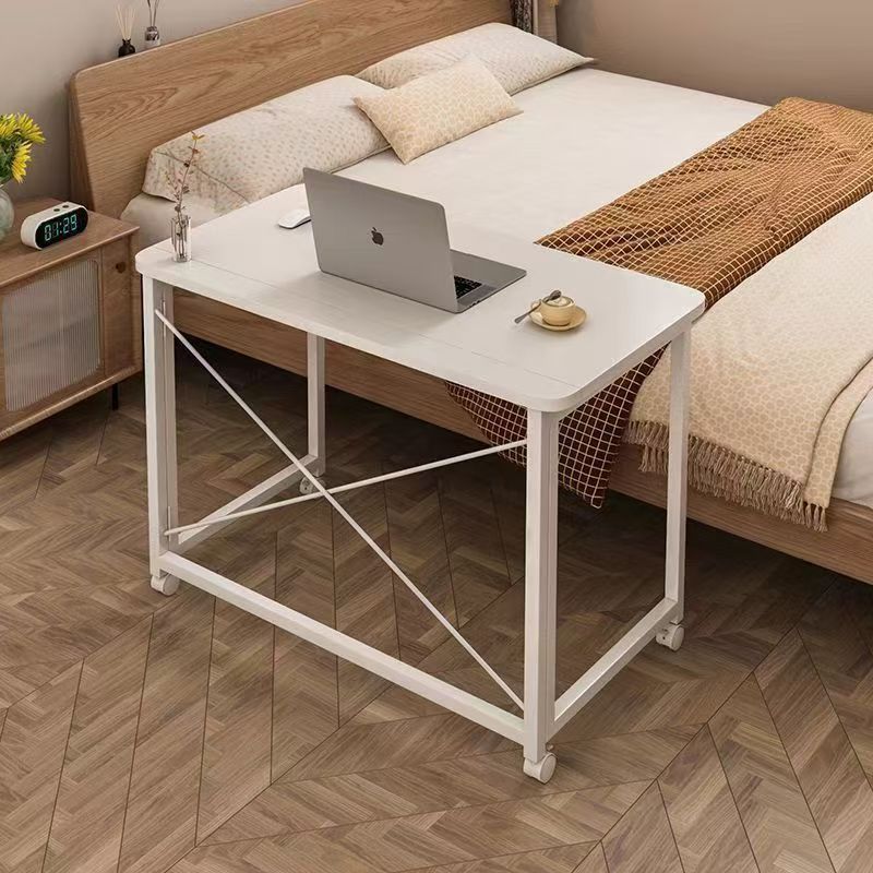 Folding Table, Movable Desk, Home Computer Desk, Bedroom Gap Bedside Table, Simple Study Small Table Workbench