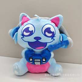 跨境新Gravycatman cat Plush耳机小狼毛绒玩具玩偶公仔